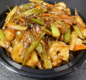 124. 蒜蓉虾 Shrimp w. Garlic Sauce