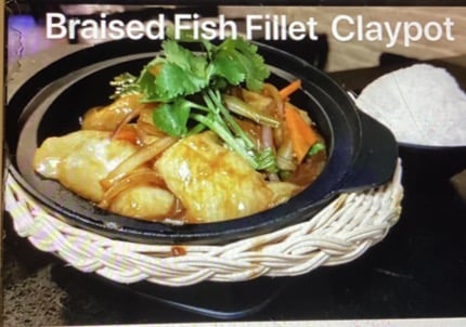 Braised Fish Fillet Claypot