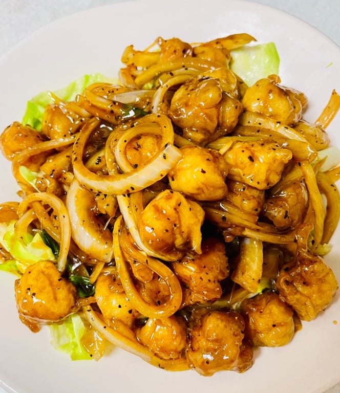 S16. Scallops w. Black Pepper Sauce