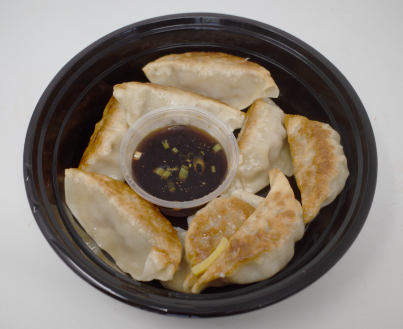 A04. Pan Fried Dumpling (8) <br>锅贴