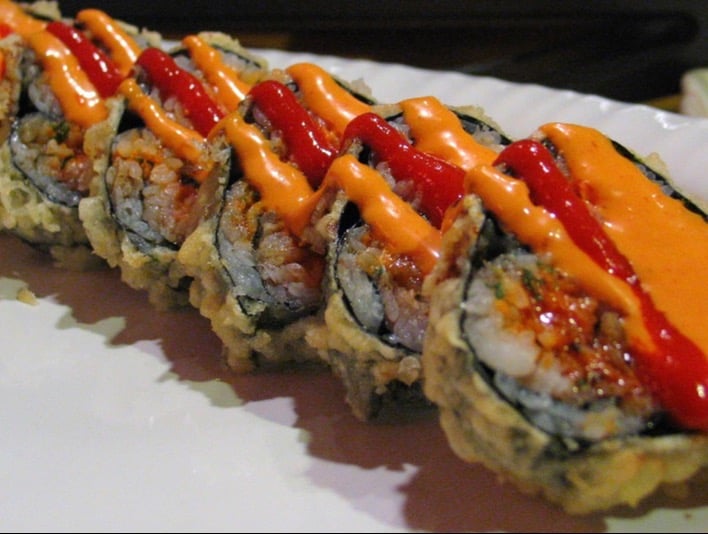 Oishi Sushi House - Greenbelt | D3. Volcano Roll | Deep Fried Sushi Roll