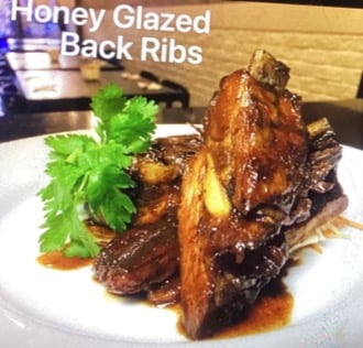 19. Honey Glazed Back Ribs (4pcs)