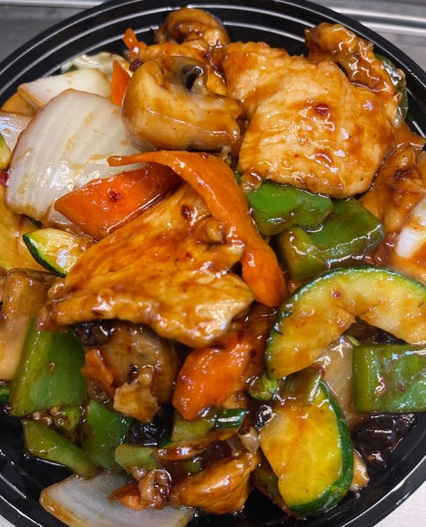 C06. Chicken with  Black Bean Sauce