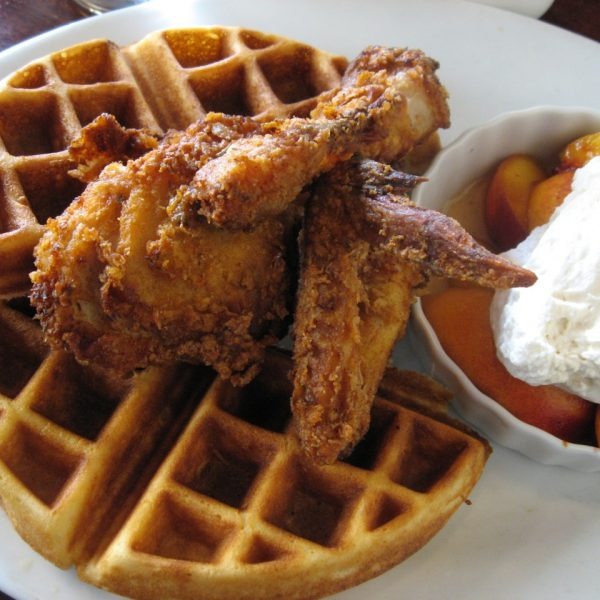 Belgian Waffle and Fried Chicken