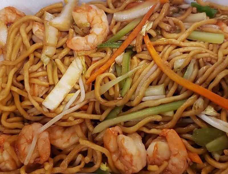 38. 虾捞面 Shrimp Lo Mein