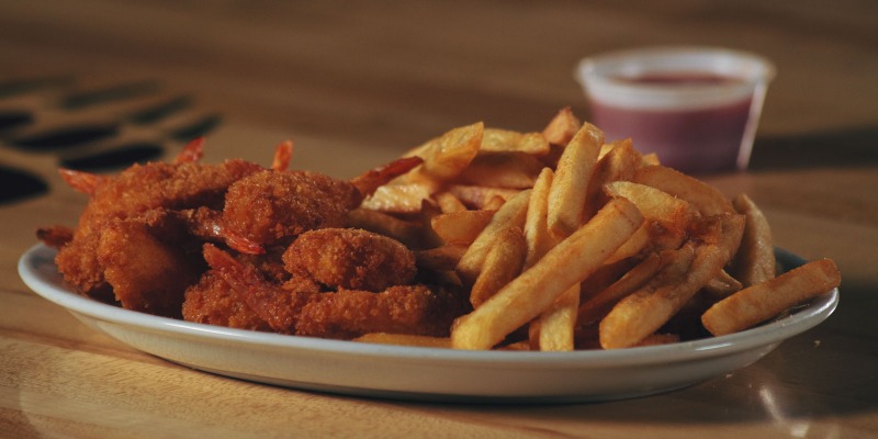 Prawns and Fries Image