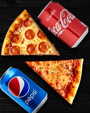 2 small slice 1 topping