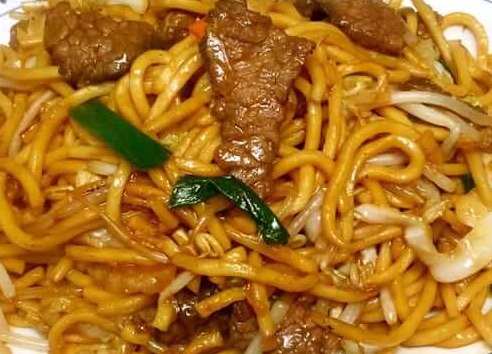 Lo Mein Noodle with Beef
