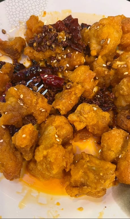 107. Spicy Chili Diced Chicken
