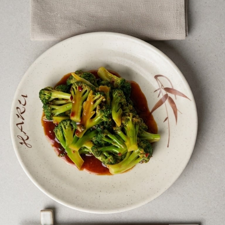 108. Broccoli in Garlic Sauce<br>鱼香芥兰