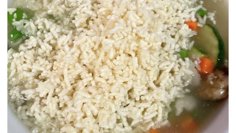 Sizzling Rice Soup w. Chicken Broth