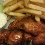 7 Bone In Wings & Fries Image