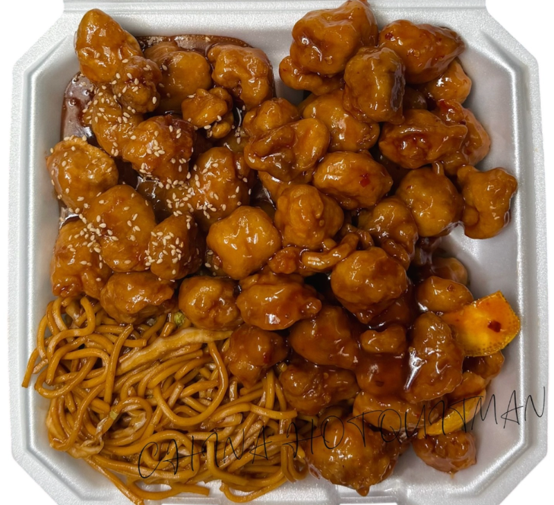Big Plate Special Sesame Chicken + General Tso's Chicken + Orange Chicken + Lo Mein
