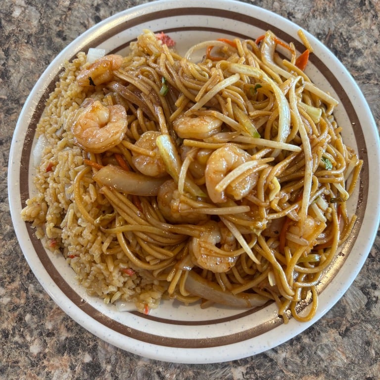 L15. 虾捞面 Shrimp Lo Mein