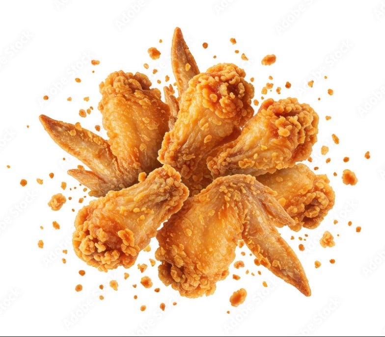 炸鸡翅<br>Fried Chicken Wings (4)