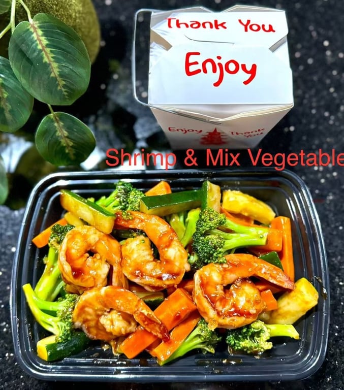 Shrimp  w. Mixed Vegetables