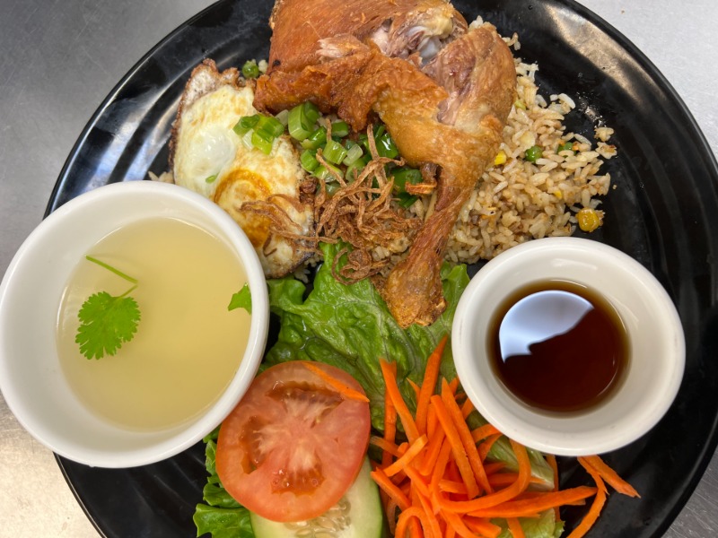 S3. Crispy Chicken with Fried Rice