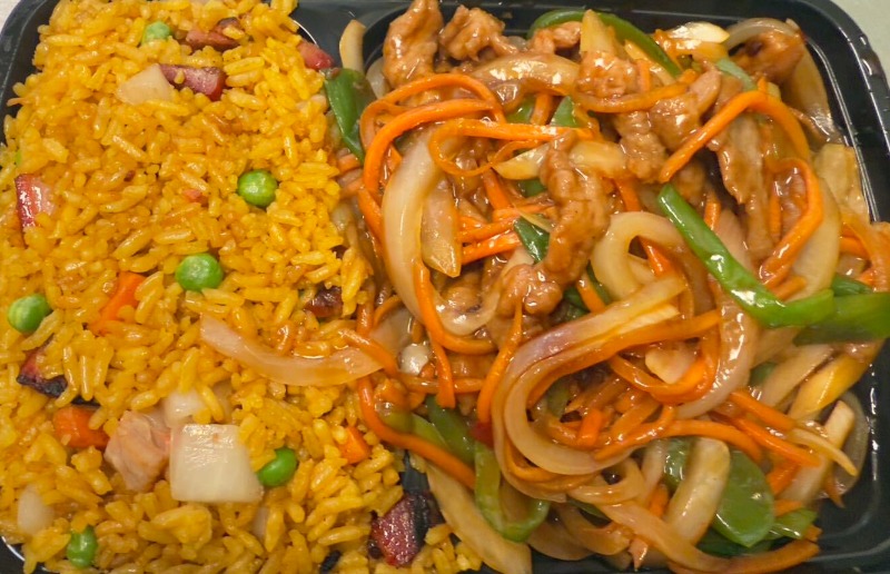 C101.干烧肉<br> Hot & Spicy Shredded Pork