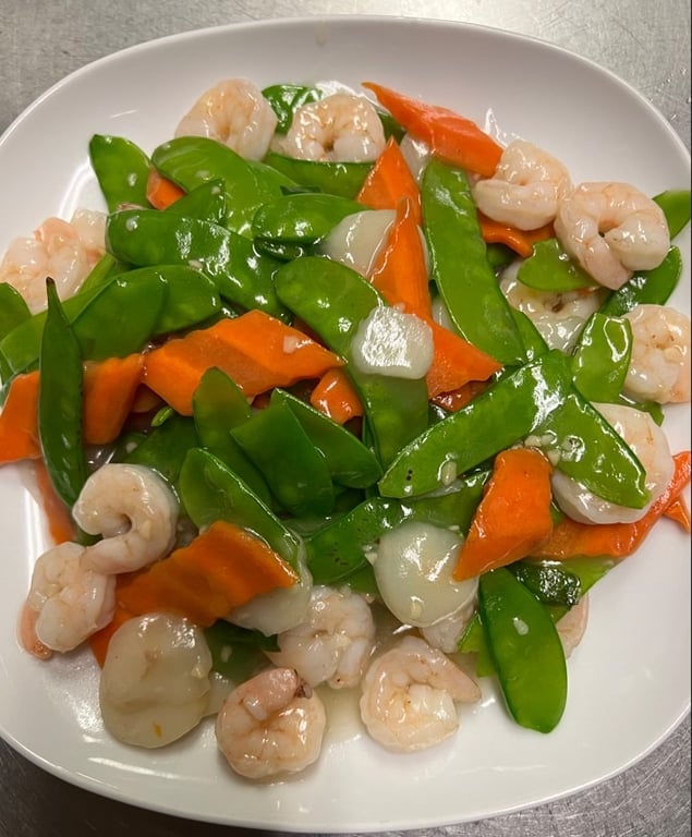 57. Shrimp with Snow Peas