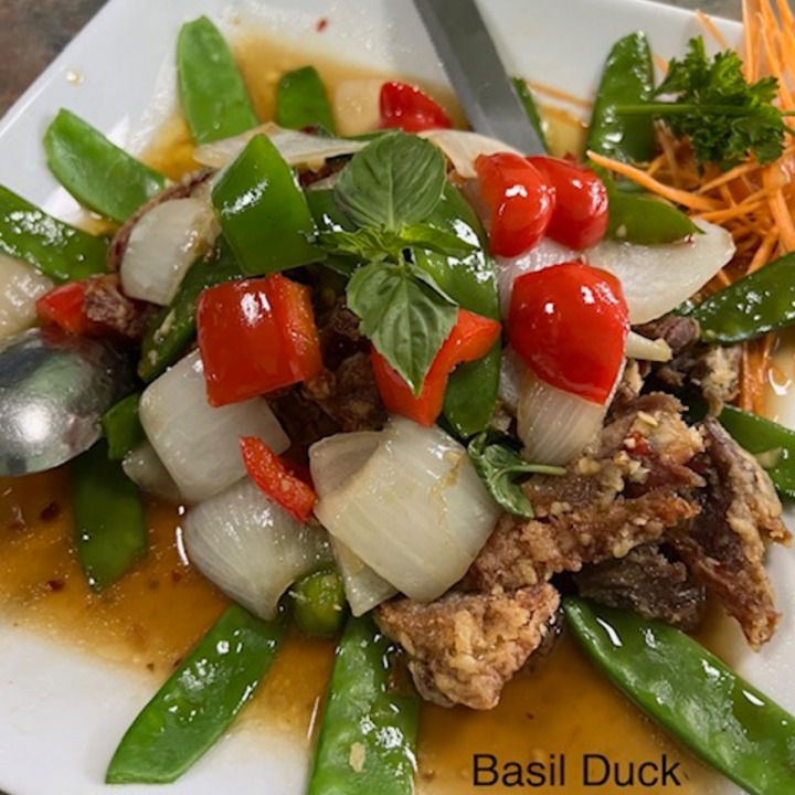 Basil Crispy Duck
