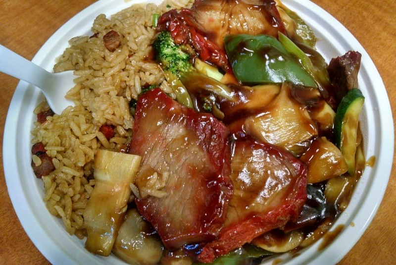 L27. Roast Pork w. Mixed Vegetable 杂菜叉烧