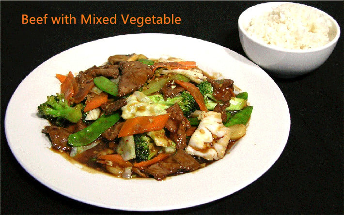 B-2. Beef with Mixed Vegetable