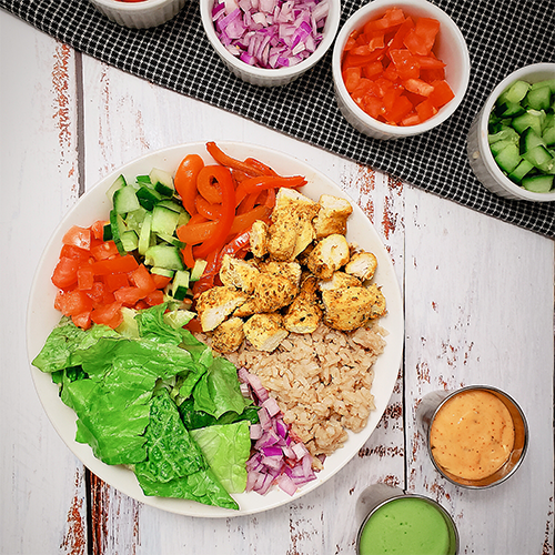 Spicy Lemon Chicken Breast Bowl Combo