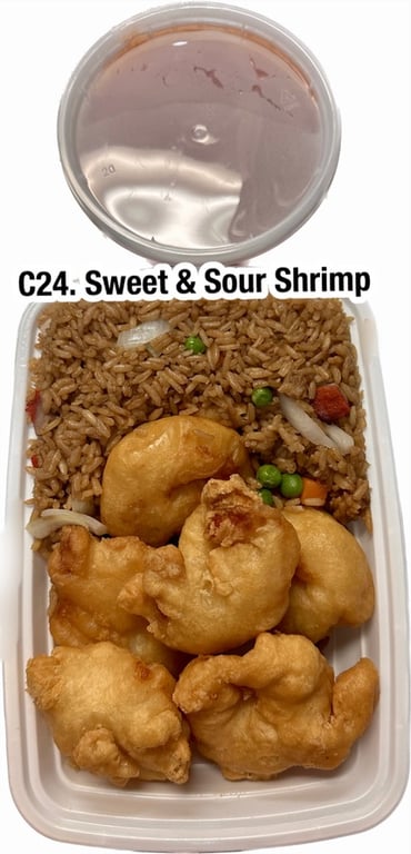 C24. 甜酸虾 Sweet & Sour Shrimp