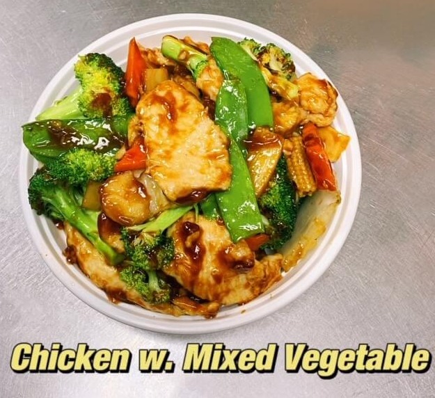 83. Chicken w. Mixed Vegetables