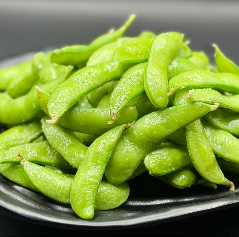 9. 蒸毛豆 Edamame