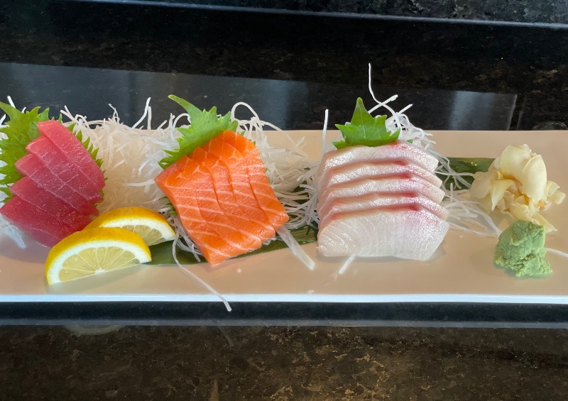 Miyabi Tri Color Sashimi Entree
