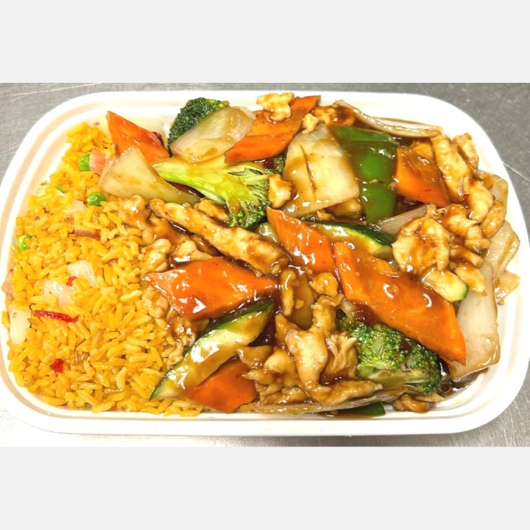 C 7. Chicken Szechuan Style