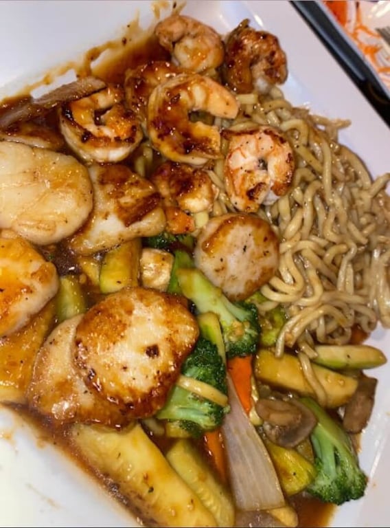 H15. Scallop & Shrimp Hibachi Dinner