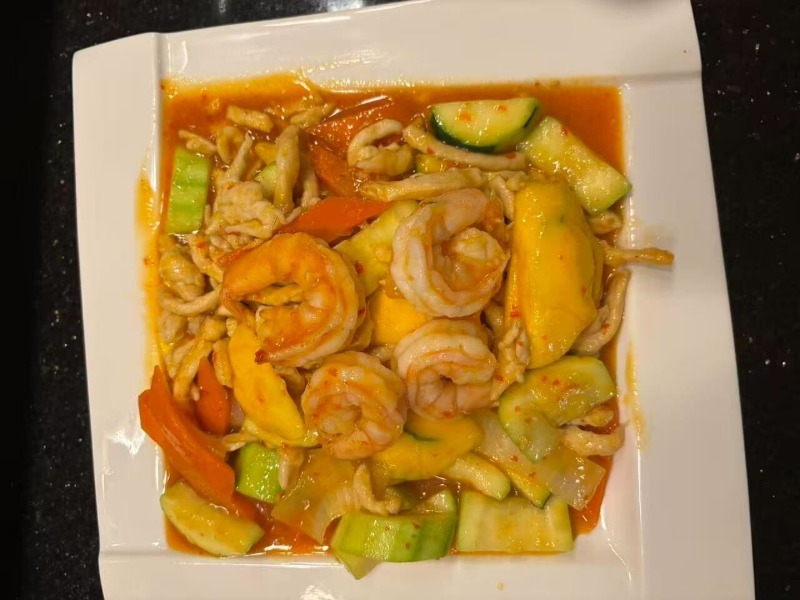 Mango Chicken & Shrimp