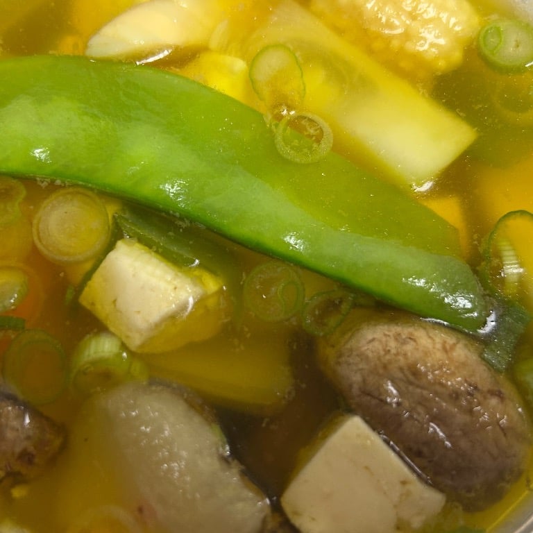 蔬菜豆腐汤 <br> Vegetable Bean Curd Soup