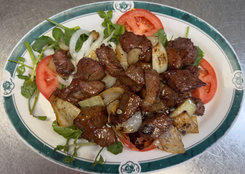 348. Vietnamese 'Shaking Beef' Cubed Beef Tenderloin Wok Seared
