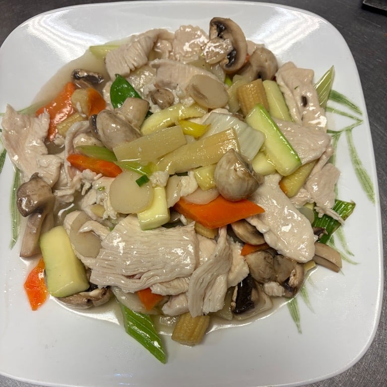 58. Moo Goo Gai Pan 蘑菇鸡片