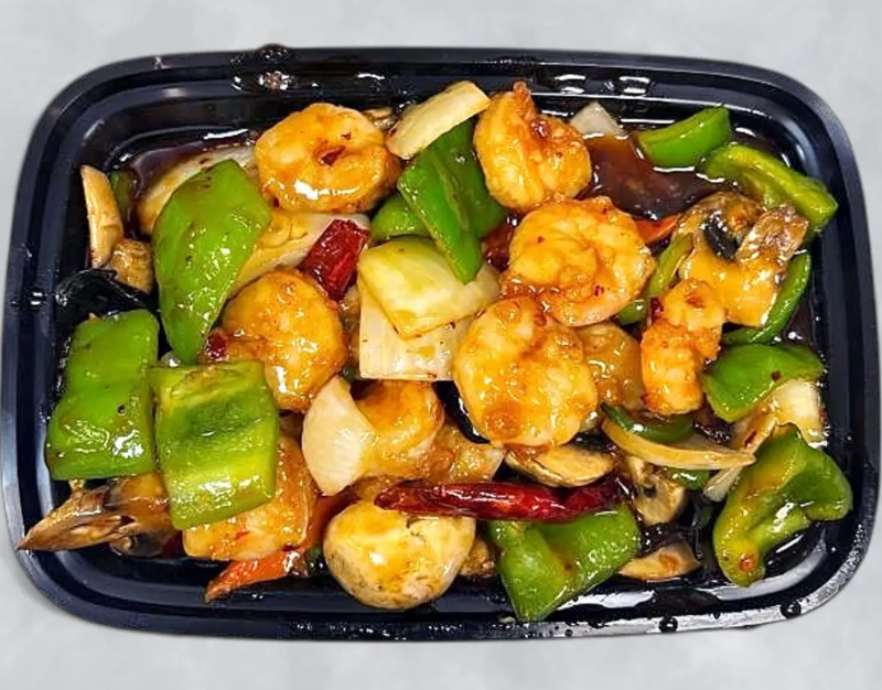 58. 鱼香虾  Hot Garlic Shrimp