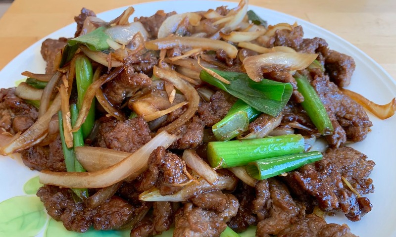 B-2. Beef with Scallions