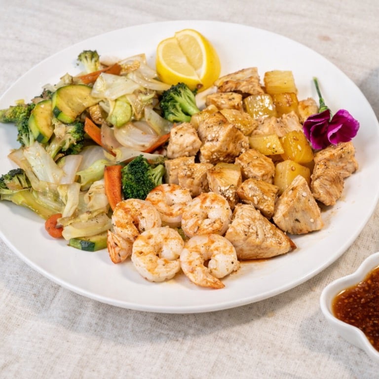 Teriyaki Chicken & Shrimp