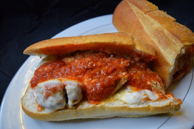 Meatball Parmigiana Sub