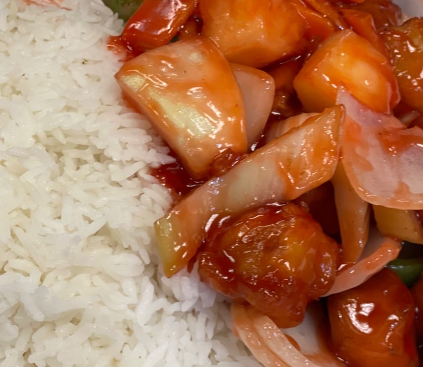 Sweet & Sour Pork w/ Rice
