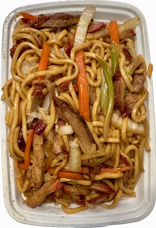 F10. 叉烧捞面 Roast Pork Lo Mein