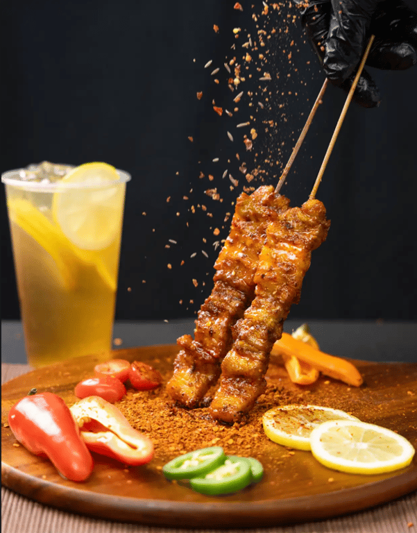 Juicy Pork Skewer (2) 爆汁五花肉
