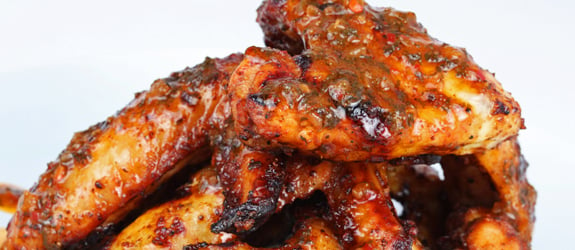 BBQ Wings w/ 1 Side Image