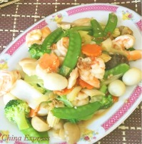C22 Shrimp w. Chinese Veg Combo白菜虾