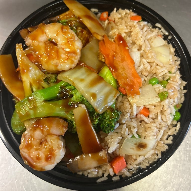 L 什菜虾<br> L21. Shrimp w. Mixed Vegs.