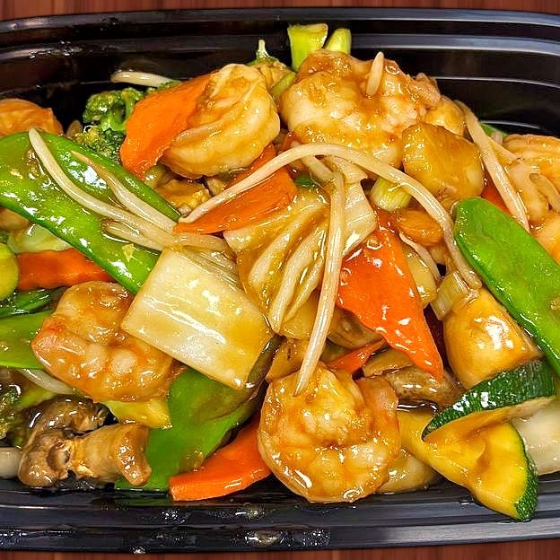 L15. 虾仁杂菜 Shrimp Chop Suey