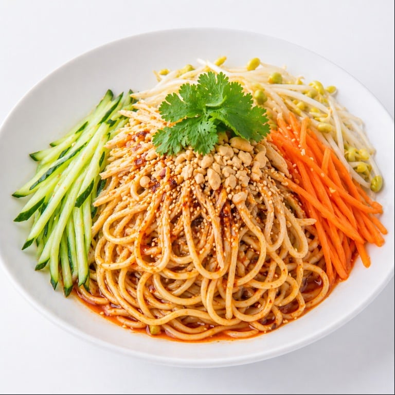 C05. Spicy Vegetarian Cold Noodles