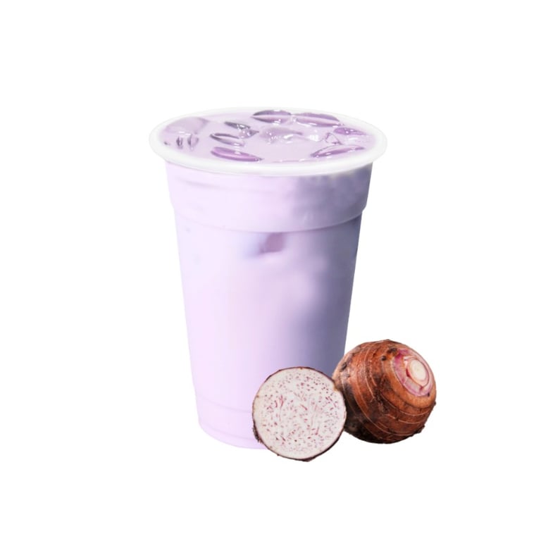4. Taro Creamy Tea Latte